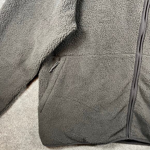 The North Face Sherpa Fleece Full Zip Jacket Men's XXL Black Zip Pockets Outdoor - Picture 3 of 11